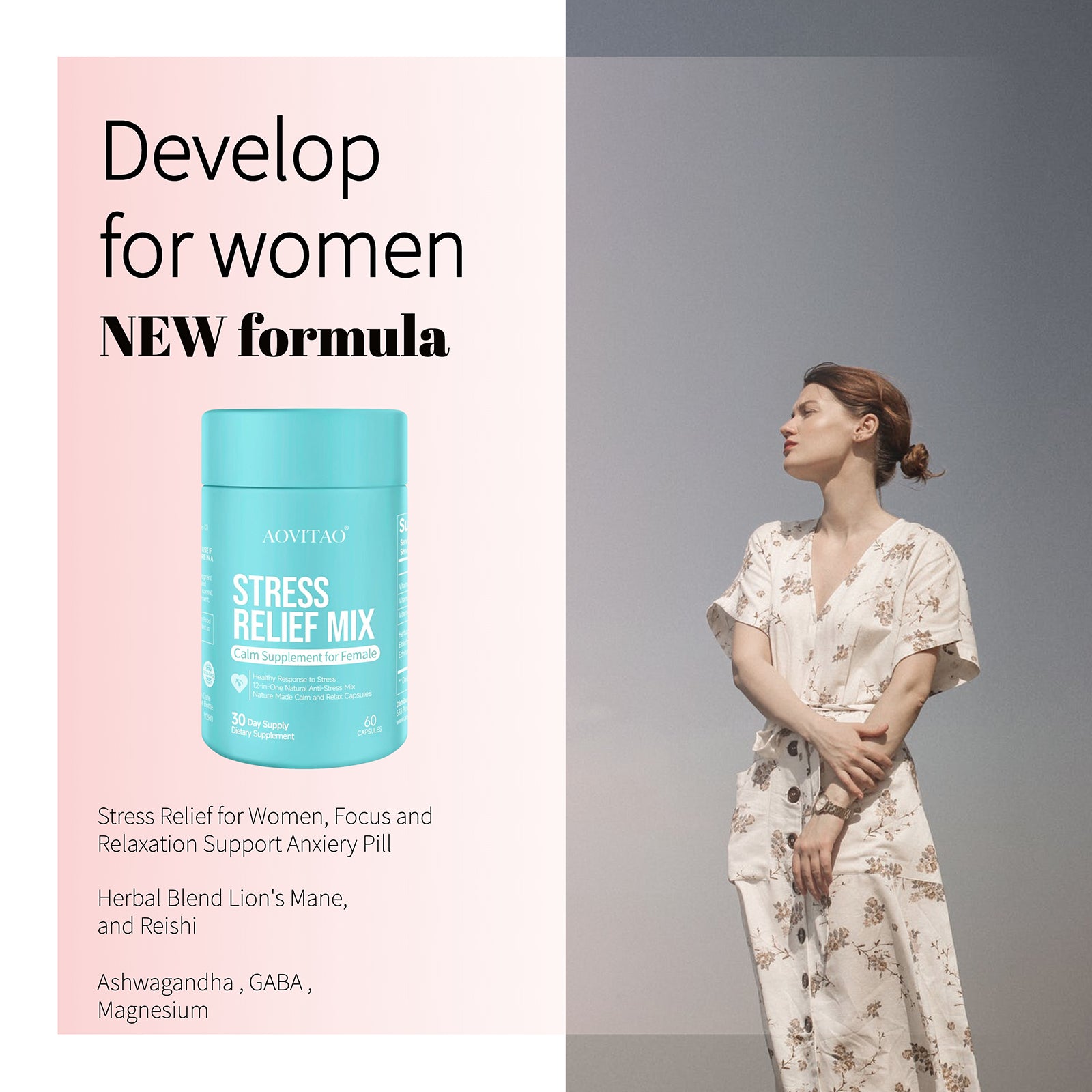 DrG. Ashwagandha Femenina™ — Relajación & Enfoque