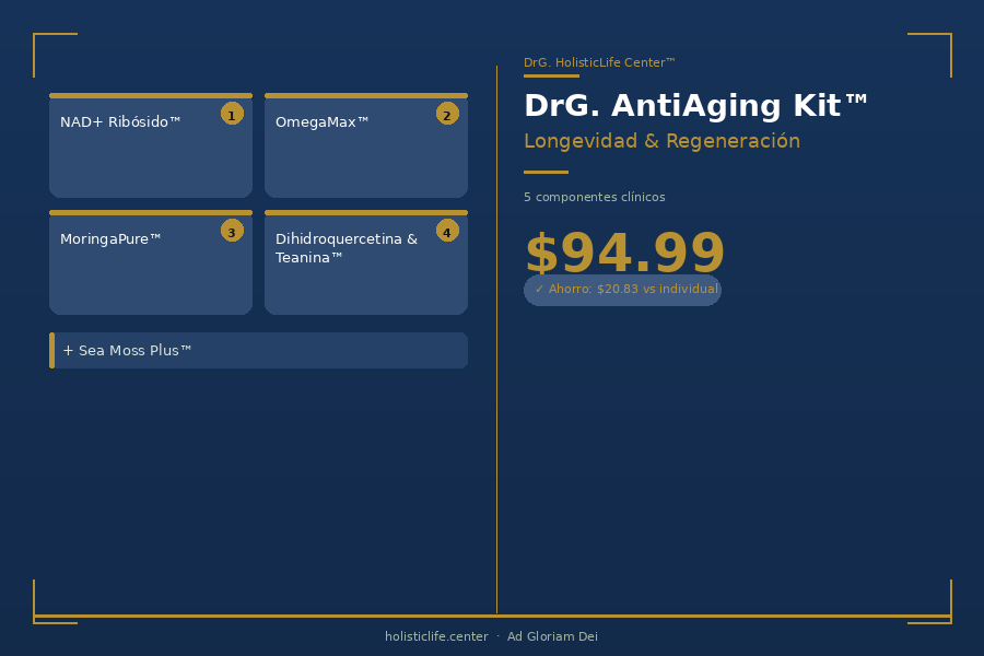 DrG. AntiAging Kit™ — Longevidad & Regeneración Celular