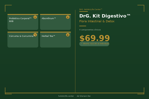 DrG. Kit Digestivo™ — Flora Intestinal & Detox